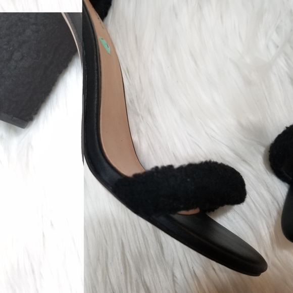 Call It Spring Black Chunky Heel Open Toe Sandals Adjustable Ankle Straps.8.5 - Picture 9 of 17